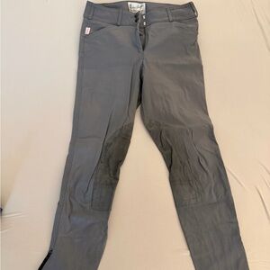 The Tailored Sportsman Charcoal Equestrian Breeches